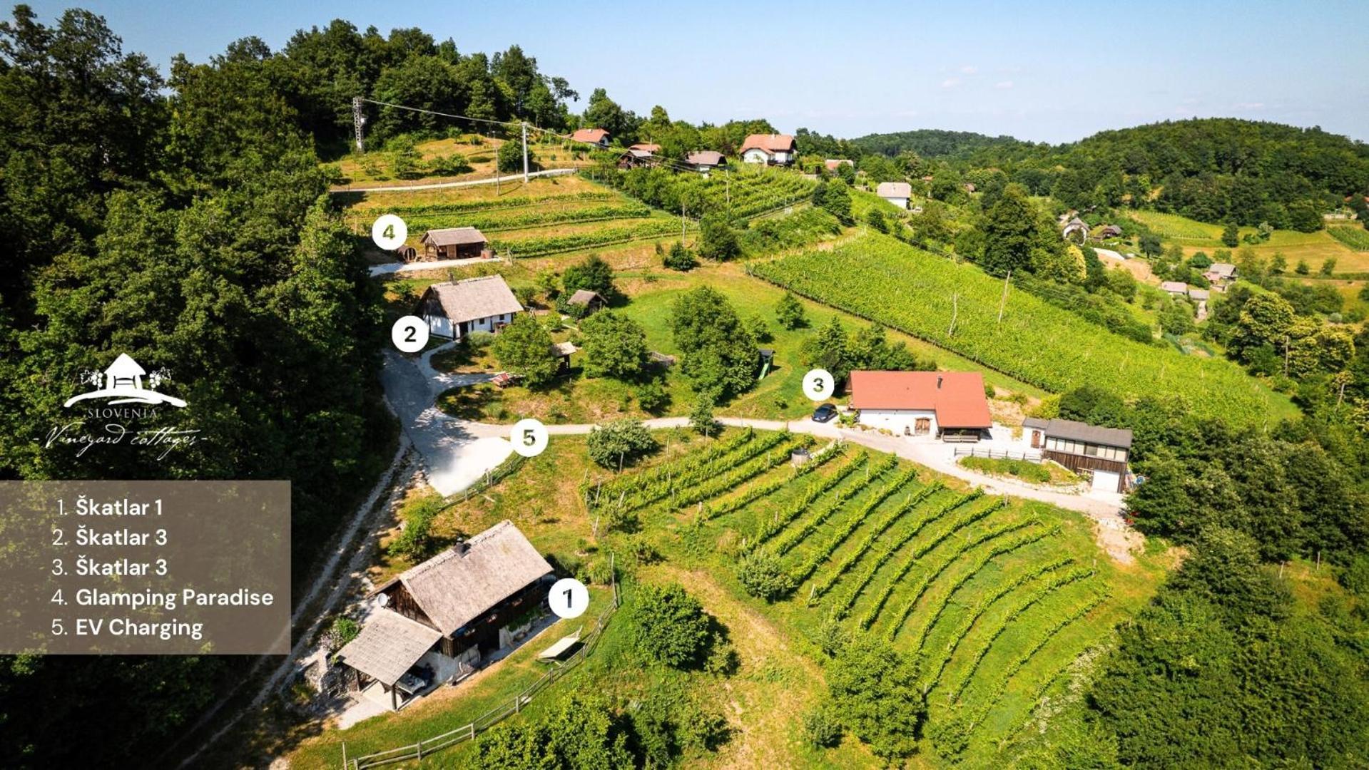 Vineyard Cottage Skatlar Otočec Exterior foto